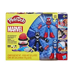Набір для творчості Hasbro Play-Doh Marvel Пригоди героїв з масою для ліплення (G0333)