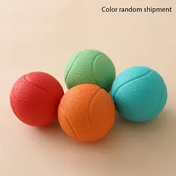 Малий баскетбольний м'яч для собак зі звуком Bonny TPR Pet Teething Dog Chew Toy, S Блакитний - мініатюра 2
