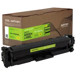 Картридж Patron HP CLJ CF412A, для Pro M452/M477 Yellow, GREEN Label (PN-410AYGL)