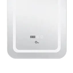 Дзеркало Qtap Mideya з антизапотіванням (DC-F911) 500x800 QT2078F911W, Білий - мініатюра 5