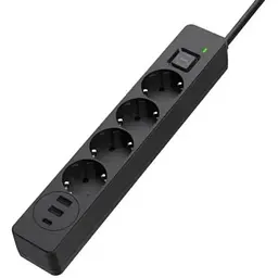 Мережевий фільтр живлення ColorWay (CW-CHE435PDB), 4 розетки/3USB 5M (CW-CHE435PDB)