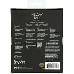 Вібромасажер Pillow Talk Secrets Pleasure Clitoral Vibrator Wand Black - мініатюра 8