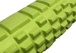 Масажний ролик EasyFit Grid Roller 45 см v.2.1 Салатовий (EF-2027-GN) - мініатюра 2