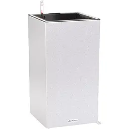 Вазон Lechuza Canto Stone 30 high LED кварцовий білий (13617)