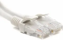 Патч-корд 15м, UTP, cat.5e, CU, white PowerPlant (CA911677)