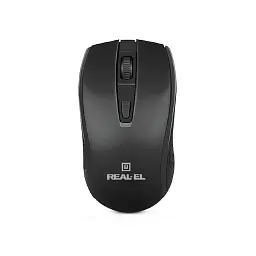 Мишка REAL-EL RM-308 Wireless Black (EL123200033) - миниатюра 7