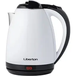 Електрочайник Liberton LEK-6801, білий/чорний, 1500W, 1.8л