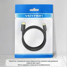 Відеокабель Vention AGHBH Mini HDMI - HDMI 4K 60 Гц 2 м чорний (AGHBH) - мініатюра 10