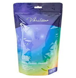 Презервативи - Vibratissimo Color, 100 шт. - мініатюра 2