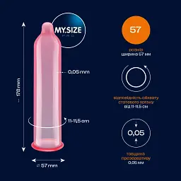 Презервативи My.Size Pro 57, 10 шт. - мініатюра 2