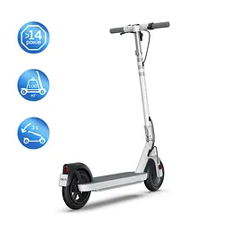 Електросамокат OKAI ES10-NEON Lite White 9", 300(600)W, 7.8Ah, 30km, 25km\h, 20%, NFC, App, 15kg (ES10-W) - мініатюра 5