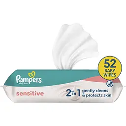 Дитячі вологі серветки Pampers Sensitive 208 шт.