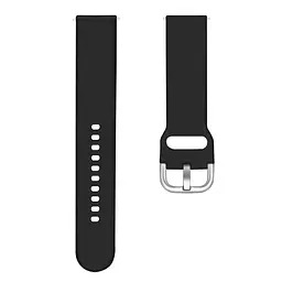 Силіконовий ремінець Watchbands чорний для Samsung Galaxy Watch Active 2 - розмір L (WB0021NORMALBLACKA2) - мініатюра 3