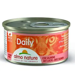 Консервований корм Almo Nature Daily Menu Cat Мус із лососем для кішок (85 гр.)