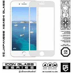 Скло захисне Armorstandart Icon 3D Apple iPhone 8 Plus/7 Plus White (ARM55983-GI3D-WT) - мініатюра 2