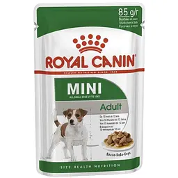 Вологий корм Royal Canin Mini Adult для дорослих собак дрібних порід 1.02 кг (12 шт. х 85 г) - мініатюра 3