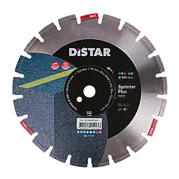 Алмазний диск по асфальту Distar Sprinter Plus 1A1RSS/C1S-W 350x3,2/2,2x25,4-11,5-21-ARP 40x3,2x8+2 R165