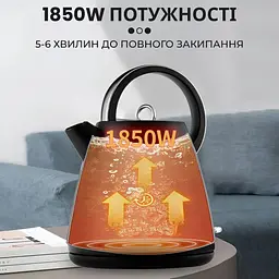 Електрочайник Sokany SK-1033 чорний - мініатюра 7