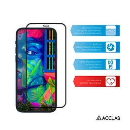 Скло захисне ACCLAB Full Glue ESD Apple Iphone X/XS/11 Pro (1283126532139) - мініатюра 4