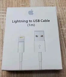 Кабель Lightning Foxconn A1480 A75 1 м білий - мініатюра 8
