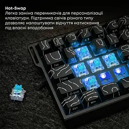 Клавіатура Ajazz AK680 V2 Ice Island Magnetic Switch (AK680-V2-I-GB) - мініатюра 10