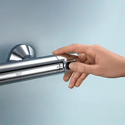 Комплект змішувачів для душу з термостатом Grohe QuickFix UA202503TS, Хром - мініатюра 12