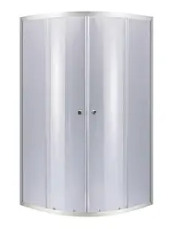 Набір Lidz Душова кабіна Latwa SC90x90.SAT.MID.GR напівкругла, скло тоноване 4 мм + Душовий піддон Kapielka ST90x90x26, з панеллю - мініатюра 2