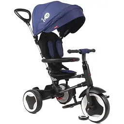 Дитячий складний триколісний велосипед Qplay Rito Eva синій (S380-7Blue) - мініатюра 2