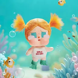 Колекційна м'яка іграшка-сюрприз Pop Mart Crybaby Vacation Mode On (CBVM-01) - мініатюра 5
