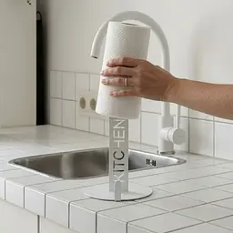 Тримач для паперових рушників Nice & Cozy Kitchen M140 белый - мініатюра 2