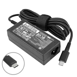 Блок живлення для ноутбука HP TYPE-C 45W, black (без кабелю!) - мініатюра 2