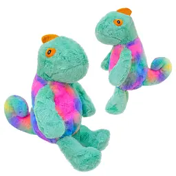 М'яка іграшка Хамелеон Tie-dye бірюзовий плюш, 40 см (K25913)