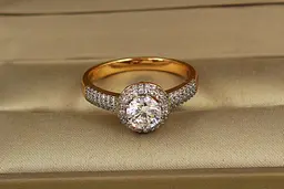 Кільце Xuping Jewelry Гармонія з родієм р 19 золотисте