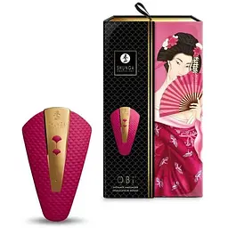 Кліторальний вібратор Shunga Obi Raspberry - мініатюра 8