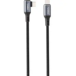 Поворотний кабель Gelius Corner GP-UCN011 USB-c - USB-C кутовий 100w 1.2 м
