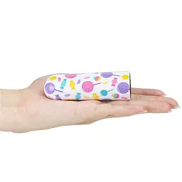 Вібратор для клітора Lovetoy Lollipop Massager 8.5 см мульти - мініатюра 5