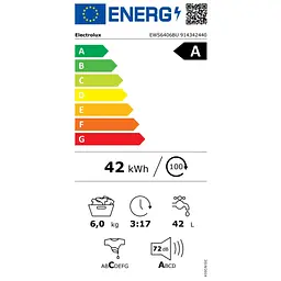 Пральна машина Electrolux EWS6406BU - мініатюра 8