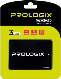 Накопичувач SSD ProLogix Sata 2.5 512GB S360 480 500 (PRO512GS360) - мініатюра 3