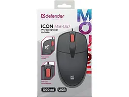 Миша Defender Icon MB-057 Black (52057) - мініатюра 5