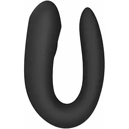 Смарт-вібратор для пар Satisfyer Double Joy із широким кліторальним стимулятором Чорний - мініатюра 3