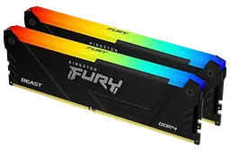Оперативна пам'ять Kingston Fury 32GB (2x16GB) DDR4 3600MHz Beast RGB Black (KF436C18BB2AK2/32)
