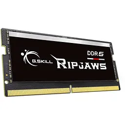 Модуль пам'яті G.Skill DDR5 16GB Ripjaws 4800MHz SoDIMM (F5-4800S4039A16GX1-RS) - мініатюра 3