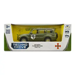 Автомодель TechnoDrive Шеврони Героїв Mitsubishi Pajero 4WD Turbo 93 ОМБр (250283M) - мініатюра 13