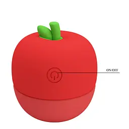 Вібростимулятор PRETTY LOVE APPLE SECRET, 12 режимів лизання, силікон ABS PRETTY LOVE BI-300066 102045 - мініатюра 7