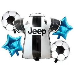 Набір фольгованих куль "Juventus" 5 шт декоративні для свят