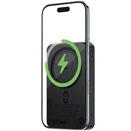 Портативний ЗП Power Bank Acefast M31 PD22.5W з Бездротовий зарядний пристрій with cable 10000 mAh Black - мініатюра 3