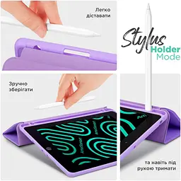 Чохол-книжка ArmorStandart Smart Fold Pen для Samsung Tab S9+ / S9 FE+ / S10+ Light Purple (ARM75014) [121640] - мініатюра 5