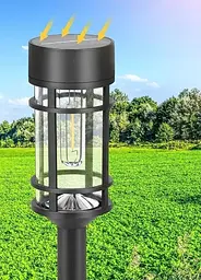 Лампа садова, ретро ліхтар з імітацією лампочки Едісона, Filament SuperLED, набір 4 шт. - мініатюра 3