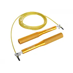 Скакалка 4FIZJO швидкісна для кросфіту Speed Rope Gold 4FJ0185 (P-5907222931158) - мініатюра 3