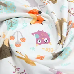 Дитяча постільна білизна фланель в ліжечко ANIMALS MUSHROOMS CS1 COSAS (2200000003232) - мініатюра 9